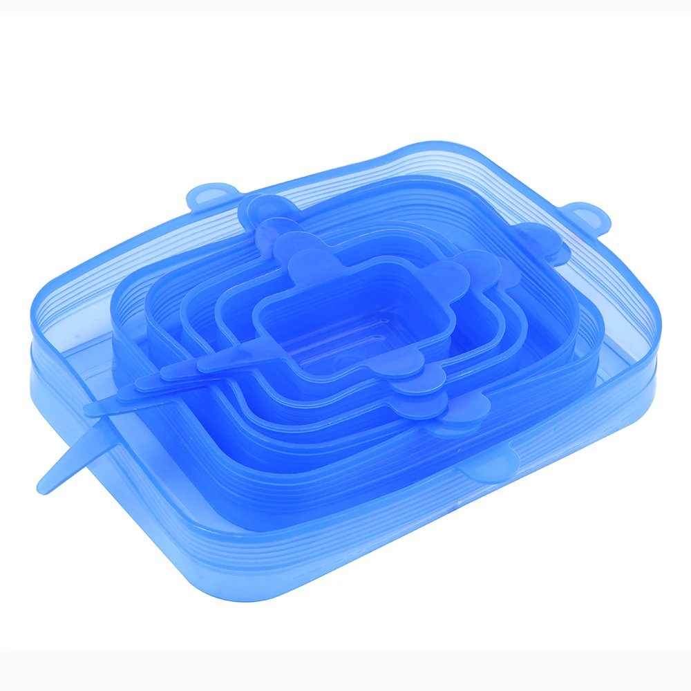 Bowl Pot Lid Reusable Silicone Food Seal Wrap 6 Pcs Silicone Stretch Lids Keeping Food Fresh Cover
Bowl Pot Lid Reusable Silicone Food Seal Wrap 6 Pcs Silicone Stretch Lids Keeping Food Fresh Cover