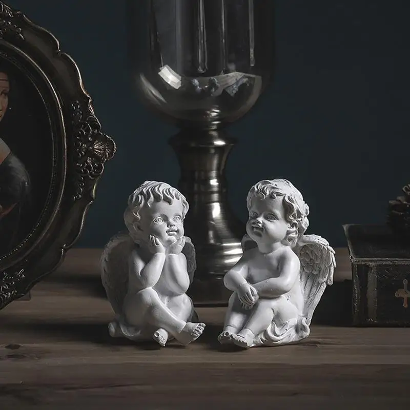 Resin Angel Statue Ornament Vintage Sculpture Modern Art Figure Fairy Garden Home Decoration Office Study Desktop Decor
Resin Angel Statue Ornament Vintage Sculpture Modern Art Figure Fairy Garden Home Decoration Office Study Desktop Decor