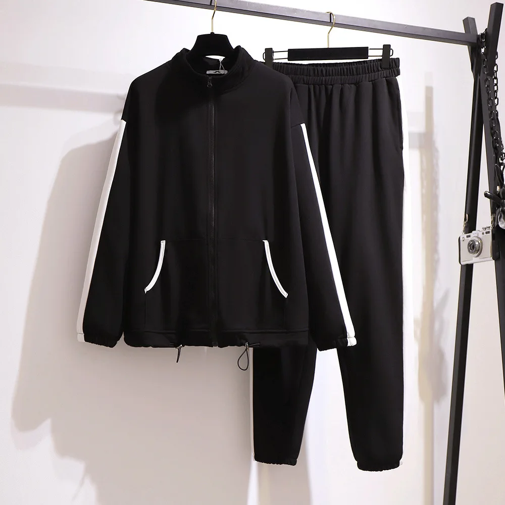 New Ladies Autumn Winter Plus Size Sports Sets For Women Large Loose Sweatshirt And Long Pants Training Suit 3XL 4XL 5XL 6XL 7XL
New Ladies Autumn Winter Plus Size Sports Sets For Women Large Loose Sweatshirt And Long Pants Training Suit 3XL 4XL 5XL 6XL 7XL