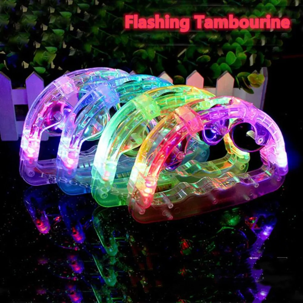 LED Light Up Sensory Toy Flashing Tambourine Musical Instrument Shaking Toy Handbell Decor Wedding Event Supplies Children Party
LED Light Up Sensory Toy Flashing Tambourine Musical Instrument Shaking Toy Handbell Decor Wedding Event Supplies Children Party
