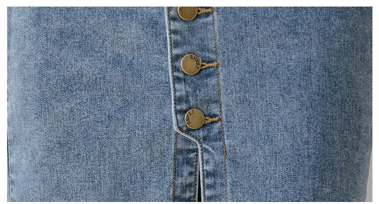 High Waist Pencil Midi Skirt Front Split Skirts Womens Spring Autumn 2020 New Denim Sheath Wrap Skirts Single-Breasted
High Waist Pencil Midi Skirt Front Split Skirts Womens Spring Autumn 2020 New Denim Sheath Wrap Skirts Single-Breasted