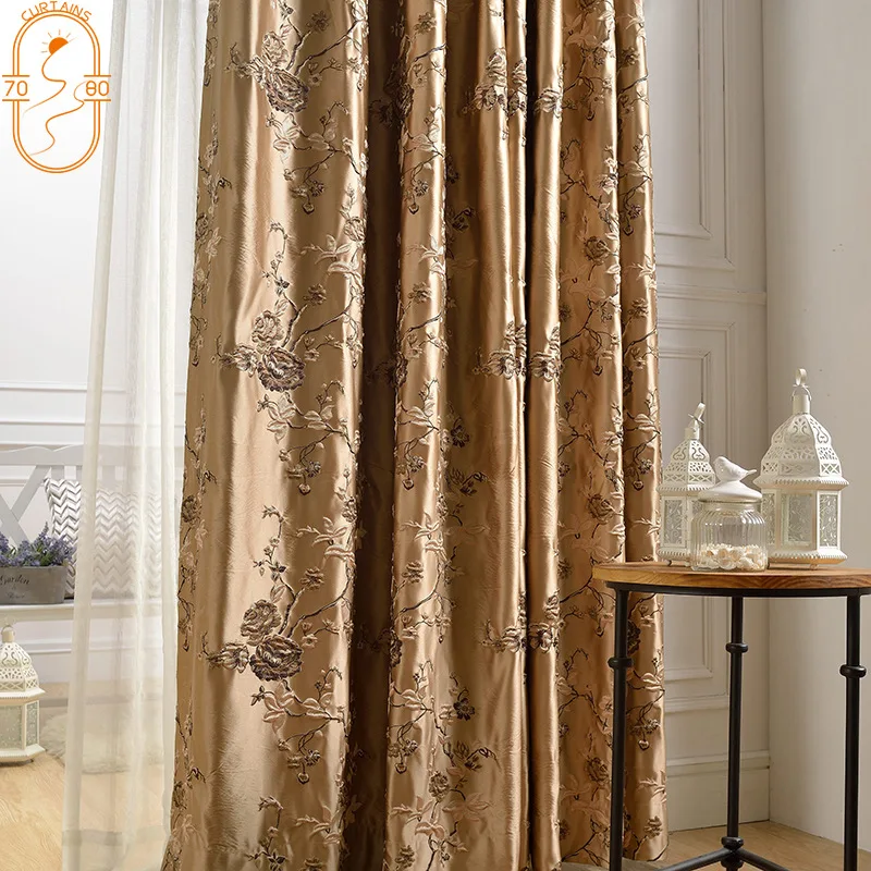 High-end European-style Jacquard Curtains Luxury Embroidered Three-dimensional Black Out Curtains for Living Room Bedroom
High-end European-style Jacquard Curtains Luxury Embroidered Three-dimensional Black Out Curtains for Living Room Bedroom