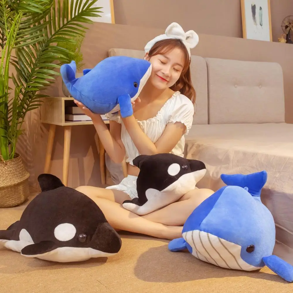 1pcs Super Soft Whale Plush Toy Sea Animal Big Blue Whale Killer Whale Soft Toy Pillows Stuffed Animal Child Kids Girls Gift
1pcs Super Soft Whale Plush Toy Sea Animal Big Blue Whale Killer Whale Soft Toy Pillows Stuffed Animal Child Kids Girls Gift