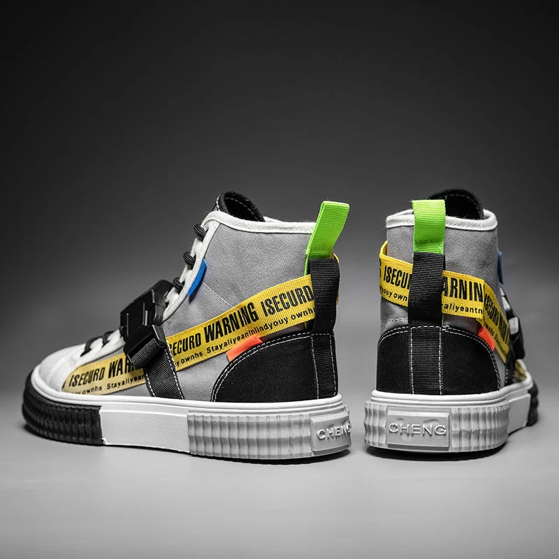 2020 Men's Skateboarding Shoes Male Breathable Casual Canvas Shoes High-top Comfortable Sports Outdoor Non-slip Sneakers
2020 Men's Skateboarding Shoes Male Breathable Casual Canvas Shoes High-top Comfortable Sports Outdoor Non-slip Sneakers