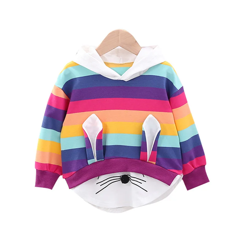 Girls Party Dress New Brand Princess Dress Knitted Rainbow Colorful Kids Girl Dresses Sweet Hooded Children Clothing 
Girls Party Dress New Brand Princess Dress Knitted Rainbow Colorful Kids Girl Dresses Sweet Hooded Children Clothing