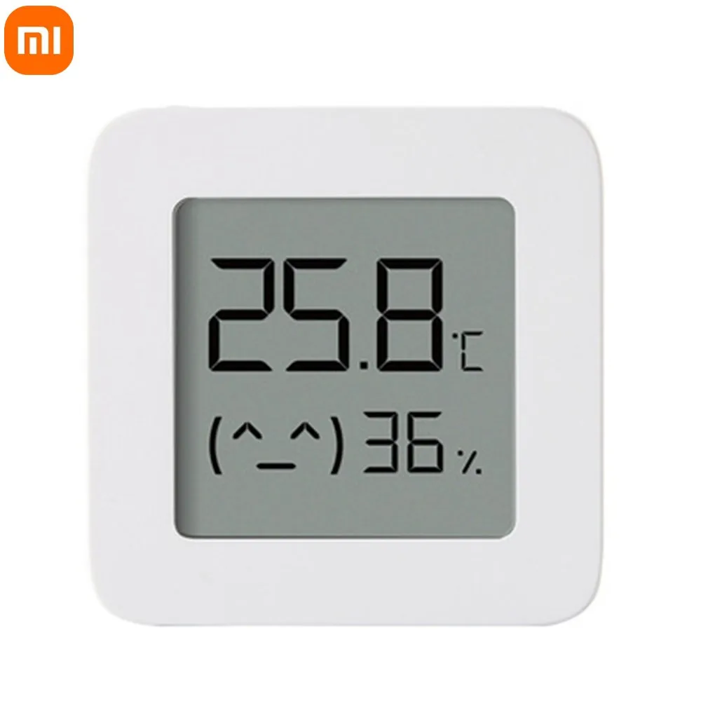 Датчик температуры и влажности Xiaomi Mijia, беспроводной гигрометр с ЖК-экраном и Bluetooth, с аккумулятором, для умного дома
Датчик температуры и влажности Xiaomi Mijia, беспроводной гигрометр с ЖК-экраном и Bluetooth, с аккумулятором, для умного дома