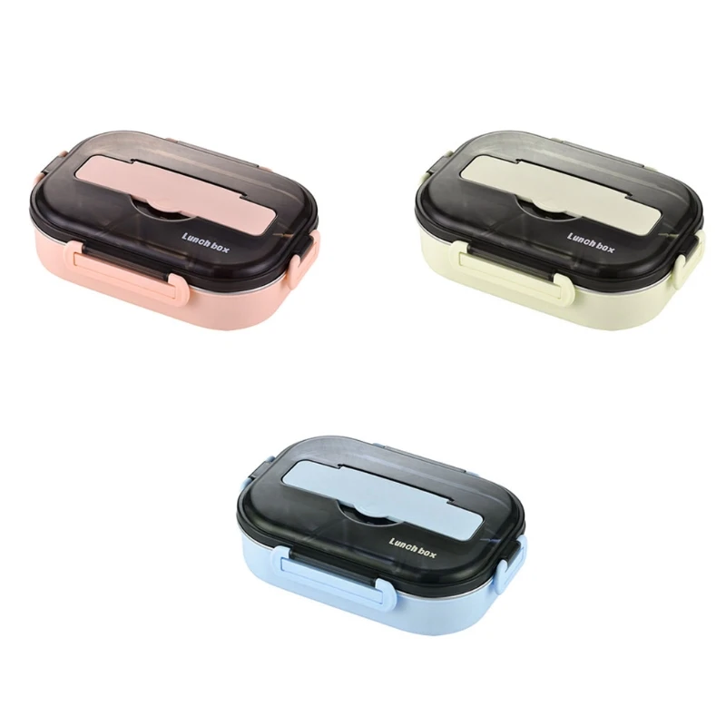 Portable Bento Box Three Compartments Single-layer Stainless Steel and Plastic Material 3 Colors to Choose for Childrens
Portable Bento Box Three Compartments Single-layer Stainless Steel and Plastic Material 3 Colors to Choose for Childrens