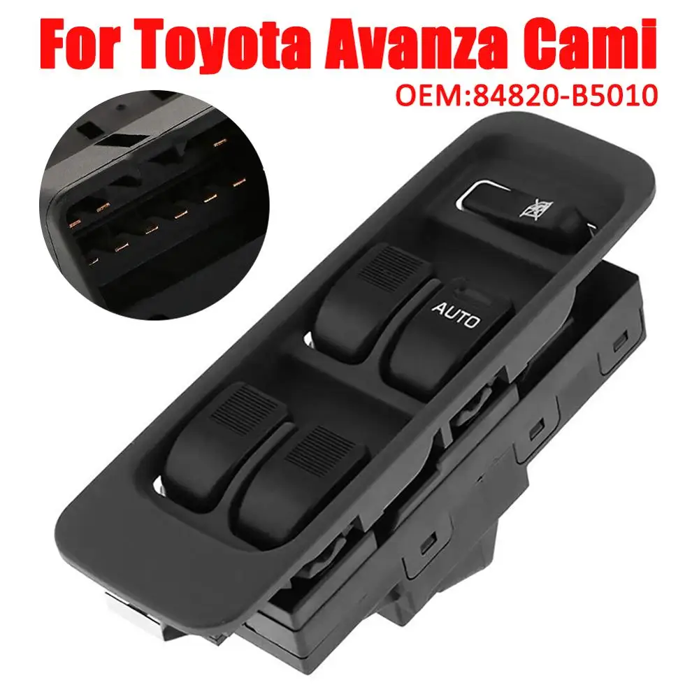 Power Window Switch For Toyota Avanza Cami Duet Daihatsu Sirion Serion 84820-B5010 Window Master Switch Car Accessories
Power Window Switch For Toyota Avanza Cami Duet Daihatsu Sirion Serion 84820-B5010 Window Master Switch Car Accessories