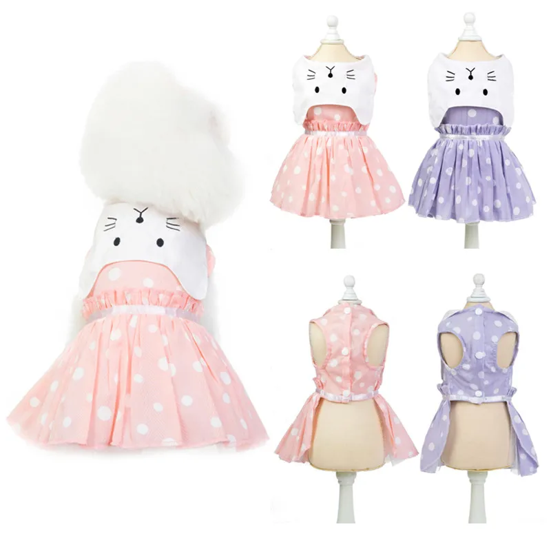 Cute Dots Summer Pet Dress Cat Puppy Dog Clothes Skirt Cartoon Pet Outfits Chihuahua Yorkie Pomeranian Costumes ropa perro XS
Cute Dots Summer Pet Dress Cat Puppy Dog Clothes Skirt Cartoon Pet Outfits Chihuahua Yorkie Pomeranian Costumes ropa perro XS