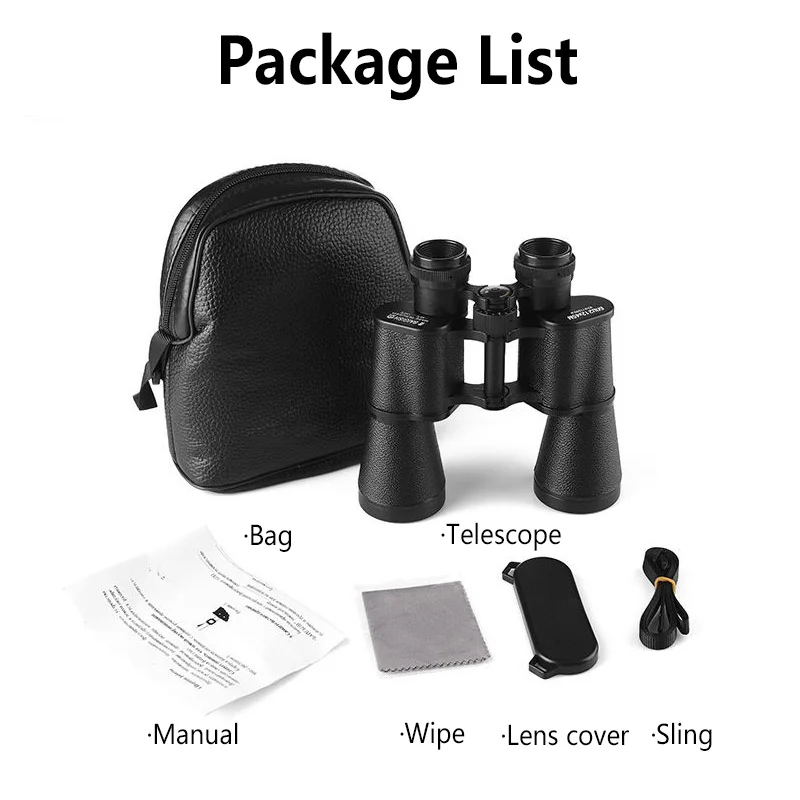 Powerful Binoculars High Quality Telescope Zoom Large Objective 50000m BAK4 FMC Waterproof Portable Outdoor for Hunting Camping
Powerful Binoculars High Quality Telescope Zoom Large Objective 50000m BAK4 FMC Waterproof Portable Outdoor for Hunting Camping