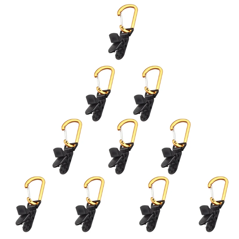 270C 10 Pcs Heavy Duty Tarp Clips Awning Clamps Lock Grips Plastic Tent Fixed Clips
270C 10 Pcs Heavy Duty Tarp Clips Awning Clamps Lock Grips Plastic Tent Fixed Clips