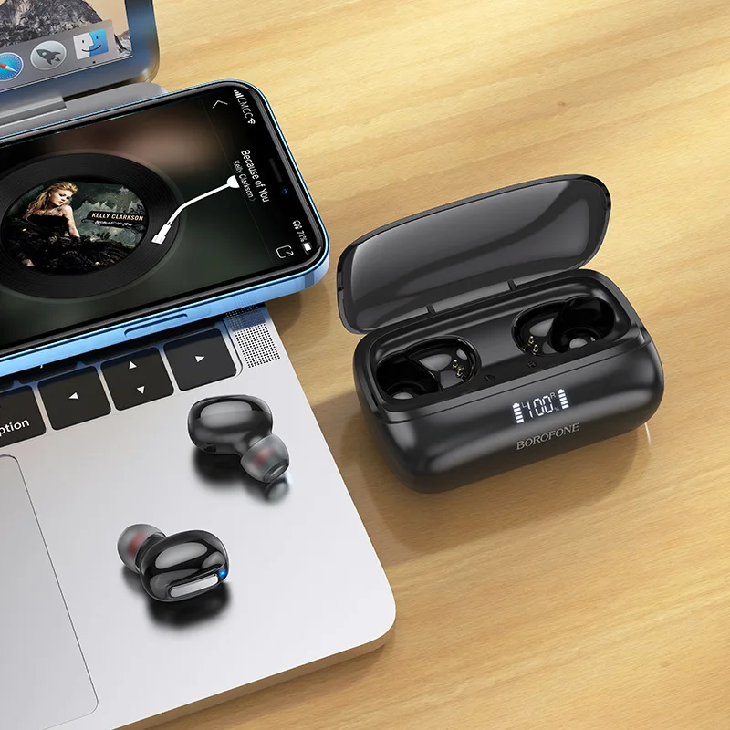 Wireless Bluetooth Headset 5.0 Portable Mini Heavy Bass Binaural Stereo In-ear Sports Headset Noise Reduction Long Standby
Wireless Bluetooth Headset 5.0 Portable Mini Heavy Bass Binaural Stereo In-ear Sports Headset Noise Reduction Long Standby