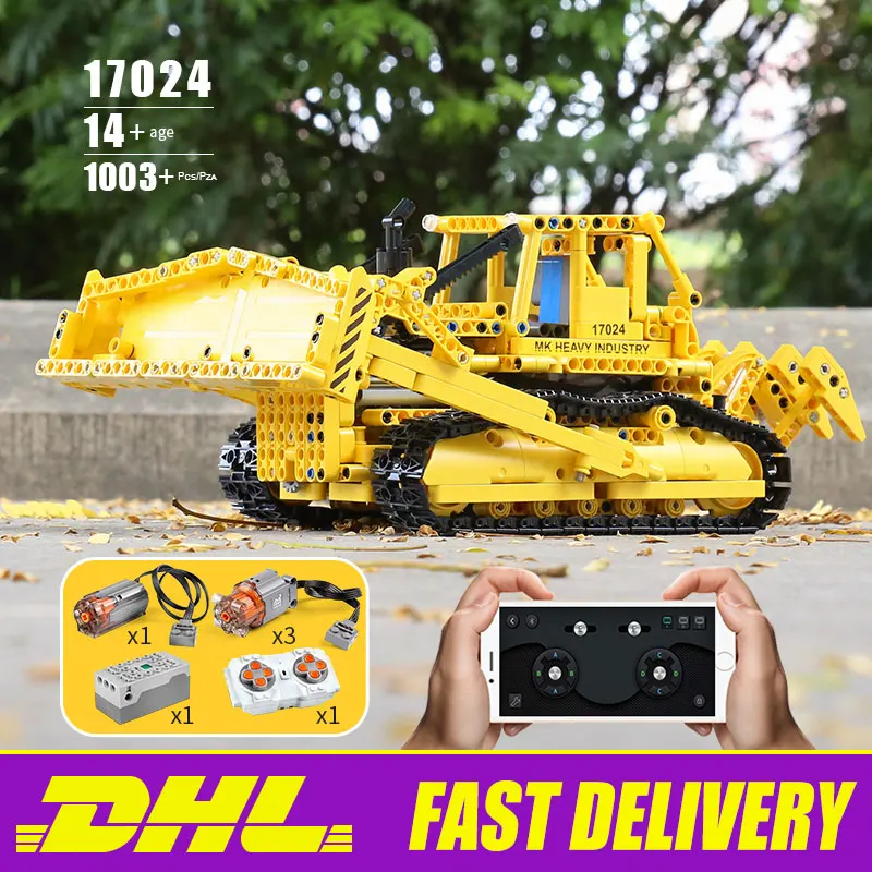 MOULD KING 17024 бульдозер с дистанционным управлением гусеница D8K модель APP высокотехнологичные строительные блоки сборка кирпичи игрушки детски...
MOULD KING 17024 бульдозер с дистанционным управлением гусеница D8K модель APP высокотехнологичные строительные блоки сборка кирпичи игрушки детски...