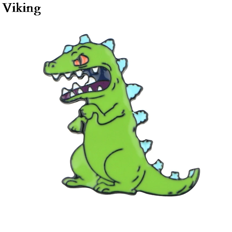 Cartoon Dinosaur Badges Cool Animal Brooches Pins Badge Lapel Pin Jacket Sweater Badge Jewelry Gift for Family Friends G0659 
Cartoon Dinosaur Badges Cool Animal Brooches Pins Badge Lapel Pin Jacket Sweater Badge Jewelry Gift for Family Friends G0659