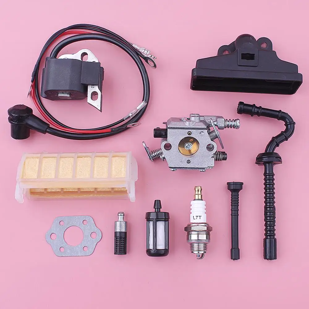 Carburetor Ignition Coil Air Filter Kit For Stihl MS210 MS230 MS250 021 023 025 Chainsaw Replacement WT-286, 1123 160 1650
Carburetor Ignition Coil Air Filter Kit For Stihl MS210 MS230 MS250 021 023 025 Chainsaw Replacement WT-286, 1123 160 1650