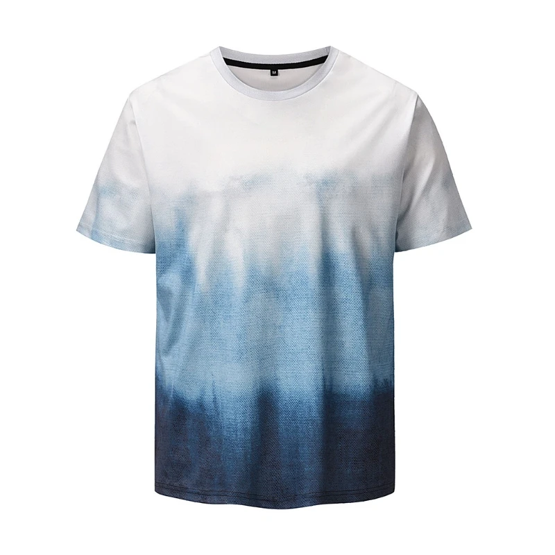 Men Summer 2pcs Short Sleeve T-Shirt and Shorts Set Gradient 3D Print Tracksuit L41B
Men Summer 2pcs Short Sleeve T-Shirt and Shorts Set Gradient 3D Print Tracksuit L41B
