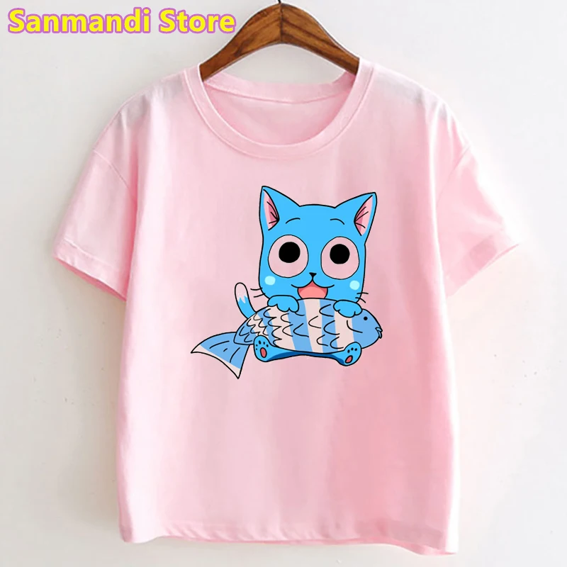 FAIRY TAIL Love Fish Cartoon Print Tshirt For Girls/Boys Kids Clothes Summer Short Sleeve T Shirt Kawaii Children Clothing Tops
FAIRY TAIL Love Fish Cartoon Print Tshirt For Girls/Boys Kids Clothes Summer Short Sleeve T Shirt Kawaii Children Clothing Tops