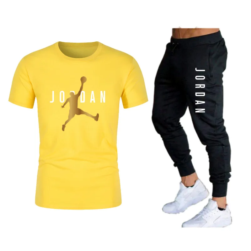 Spring And Summer Men Leisure Couple Cotton Printing Short Sleeve + Light Jogging Jordan Sport Jordan Pantsuits Two-Piece Outfit
Spring And Summer Men Leisure Couple Cotton Printing Short Sleeve + Light Jogging Jordan Sport Jordan Pantsuits Two-Piece Outfit
