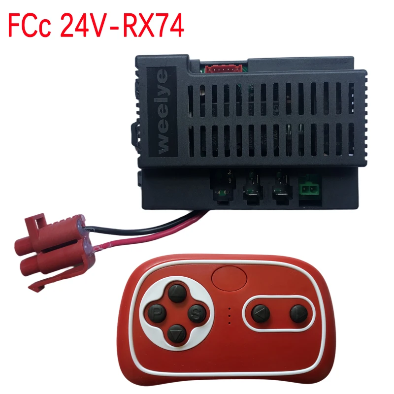Berica Weelye RX74-A CE/FCC 24V Ride on Children's Electric car 2.4G Bluetooth Remote Control Receiver Motherboard Transmitte
Berica Weelye RX74-A CE/FCC 24V Ride on Children's Electric car 2.4G Bluetooth Remote Control Receiver Motherboard Transmitte