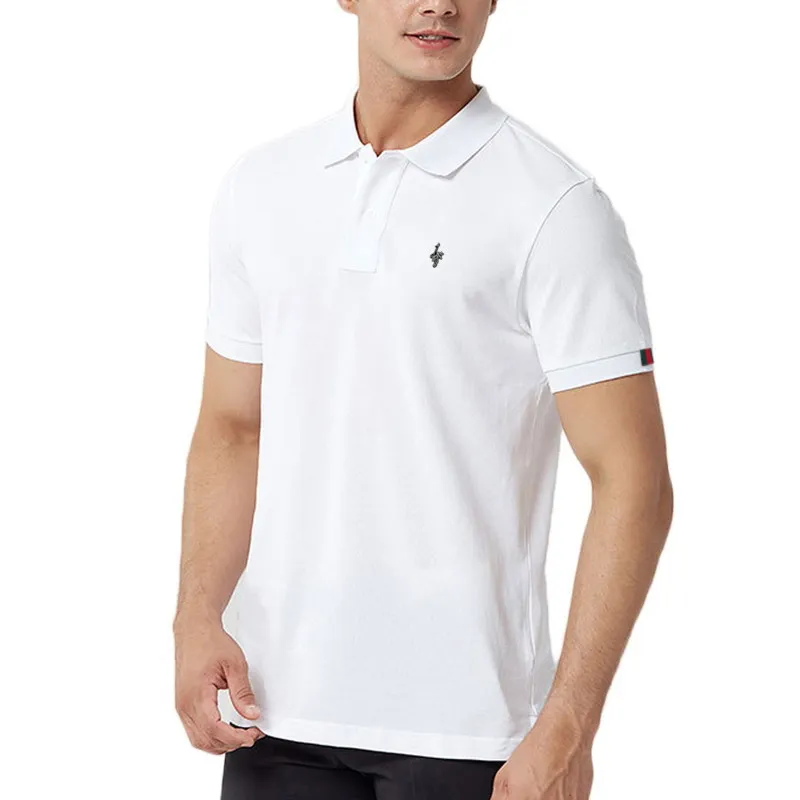 12 Colors New Design Animal Peacock Logo Summer Men's Lapel Men T-Shirt Business Casual Short Sleeve Loose Polo Shirts Tops Tee
12 Colors New Design Animal Peacock Logo Summer Men's Lapel Men T-Shirt Business Casual Short Sleeve Loose Polo Shirts Tops Tee