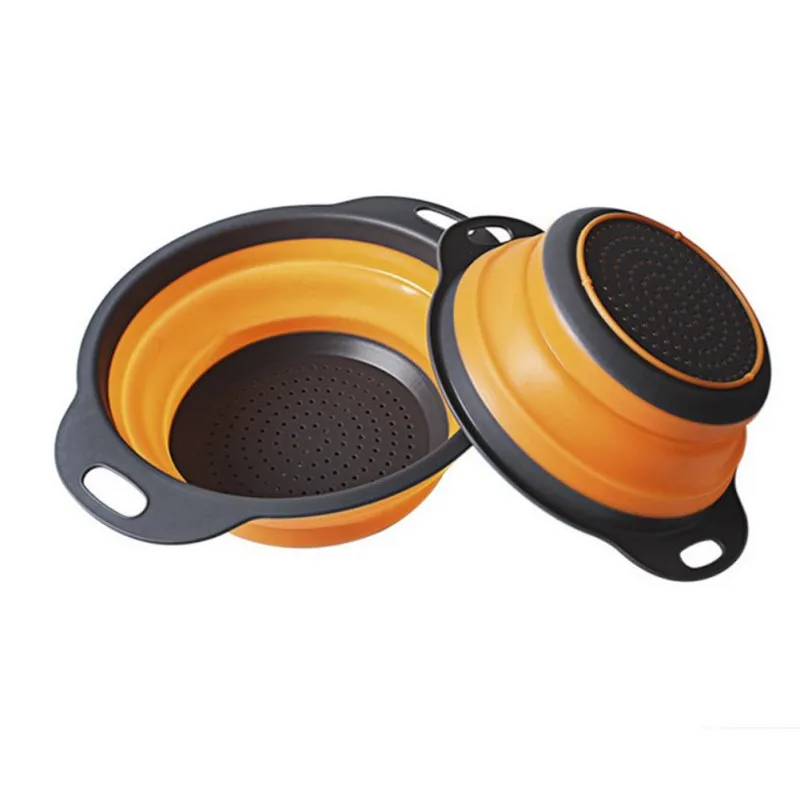 2Pcs/set Foldable Silicone Colander Fruit Vegetable Washing Basket Strainer Strainer Collapsible Drainer Kitchen Tools 
2Pcs/set Foldable Silicone Colander Fruit Vegetable Washing Basket Strainer Strainer Collapsible Drainer Kitchen Tools