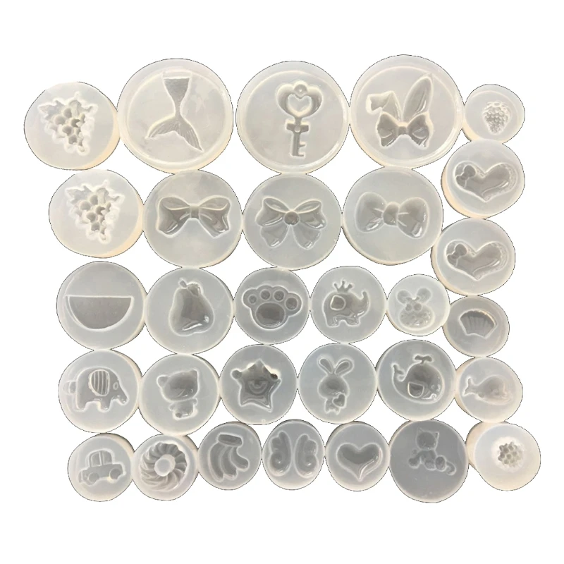 30Pcs DIY Cute Animals Fruits Pendant Resin Casting Mold Kit Bowtie Heart Rabbit Whale Epoxy Resin Mold Art Craft Tools
30Pcs DIY Cute Animals Fruits Pendant Resin Casting Mold Kit Bowtie Heart Rabbit Whale Epoxy Resin Mold Art Craft Tools