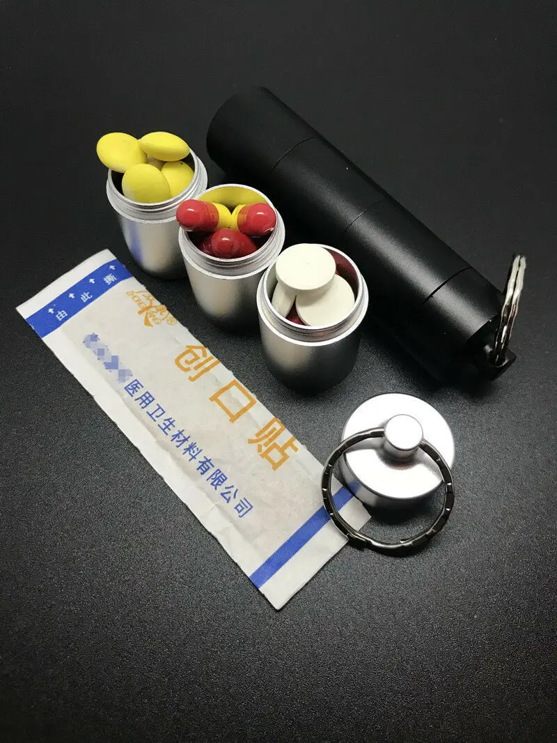 Travel Waterproof Spliced together Pill Box Case Medicine Bottle Container Box
Travel Waterproof Spliced together Pill Box Case Medicine Bottle Container Box