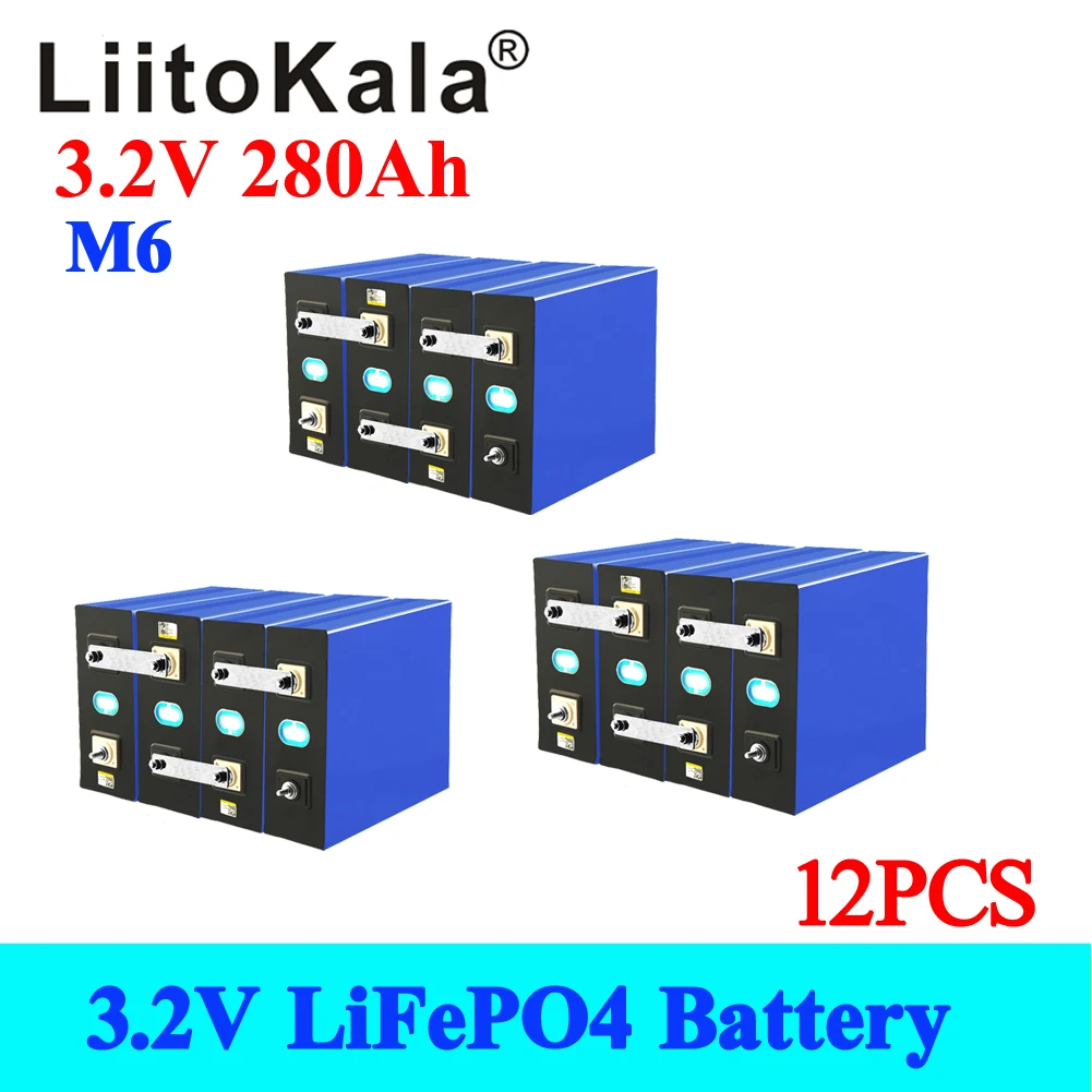 12 шт. LiitoKala 3,2 В Ач lifepo4 аккумулятор DIY 12 в 24 в 36 В Ач перезаряжаемый аккумулятор для электрического скутера RV solar storage
12 шт. LiitoKala 3,2 В Ач lifepo4 аккумулятор DIY 12 в 24 в 36 В Ач перезаряжаемый аккумулятор для электрического скутера RV solar storage