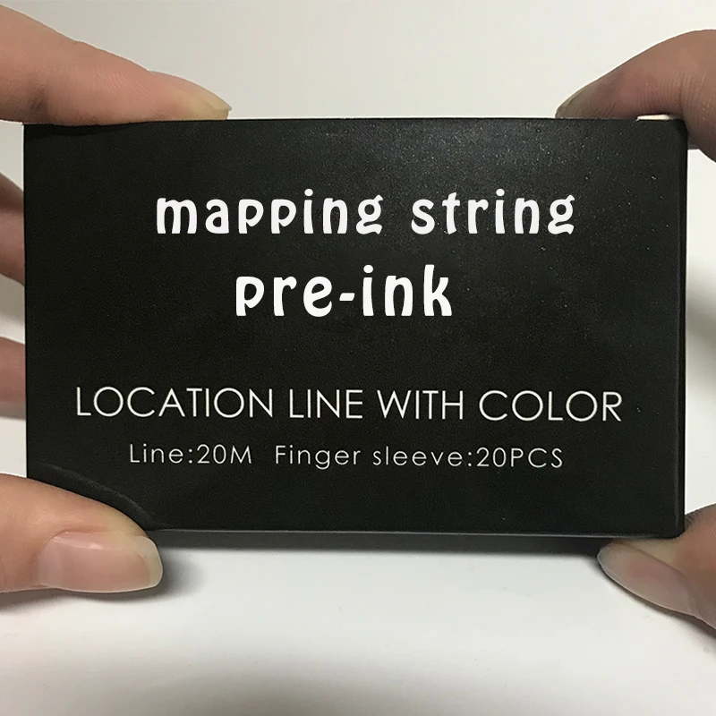 Microblading Mapping String 20m Pre-Inked eyebrow Marker thread Tattoo point Tool location Line with color with 20 figer selvees 
Microblading Mapping String 20m Pre-Inked eyebrow Marker thread Tattoo point Tool location Line with color with 20 figer selvees