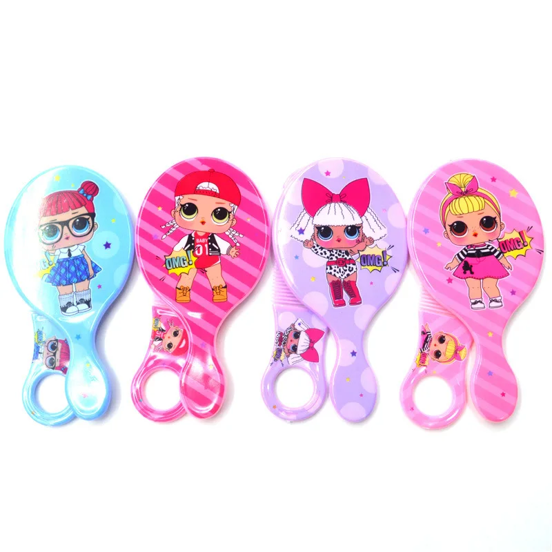 Lol Surprise Doll Omg Cartoon Makeup Mirror Comb Set Girls Toys for Children Children's Dressing Mirror and Comb Set
Lol Surprise Doll Omg Cartoon Makeup Mirror Comb Set Girls Toys for Children Children's Dressing Mirror and Comb Set