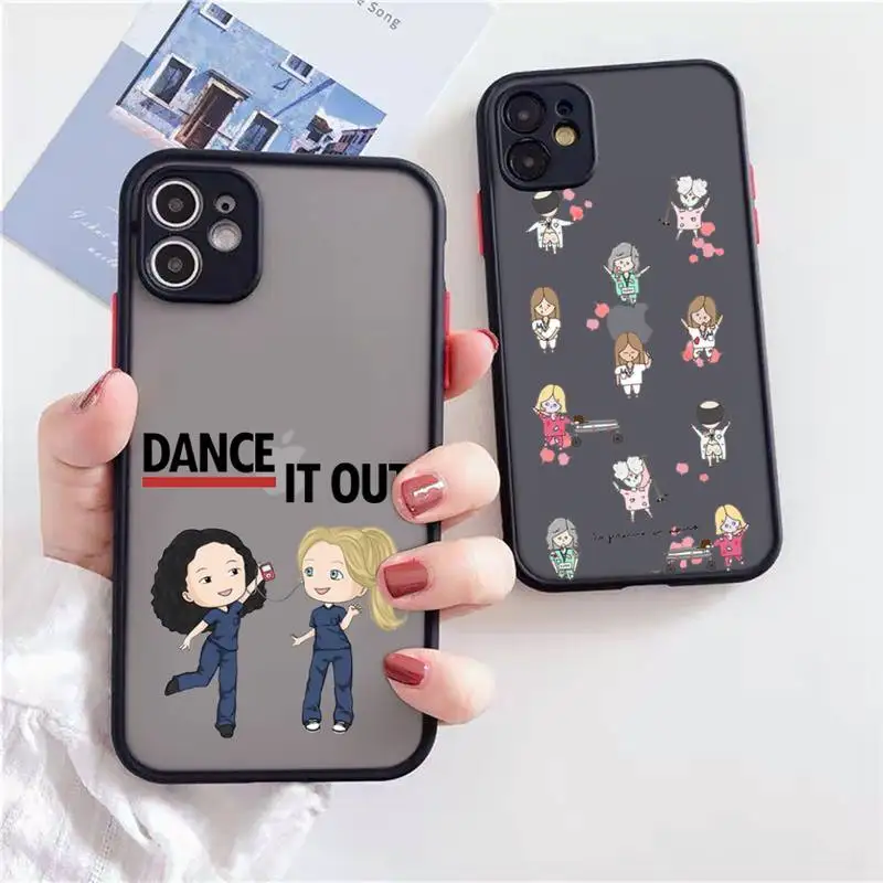 Greys Anatomy You are my person Phone Case For iPhone 13 12 11 Mini Pro XR XS Max 7 8 Plus X Matte transparent Back Cover
Greys Anatomy You are my person Phone Case For iPhone 13 12 11 Mini Pro XR XS Max 7 8 Plus X Matte transparent Back Cover