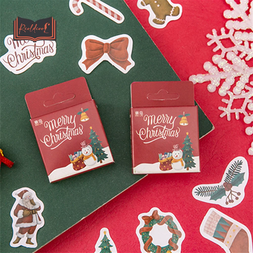 45pcs/box Cute Santa Claus Snowflake Tree Sticker Self-adhesive DIY Hand Account Planner Material New Year Christmas Decoration
45pcs/box Cute Santa Claus Snowflake Tree Sticker Self-adhesive DIY Hand Account Planner Material New Year Christmas Decoration