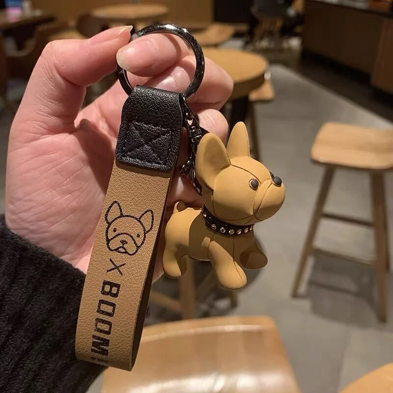 Puppy key chain, creative personality car key chain, bag pendant three-dimensional cartoon doll key ring gift wholesale
Puppy key chain, creative personality car key chain, bag pendant three-dimensional cartoon doll key ring gift wholesale