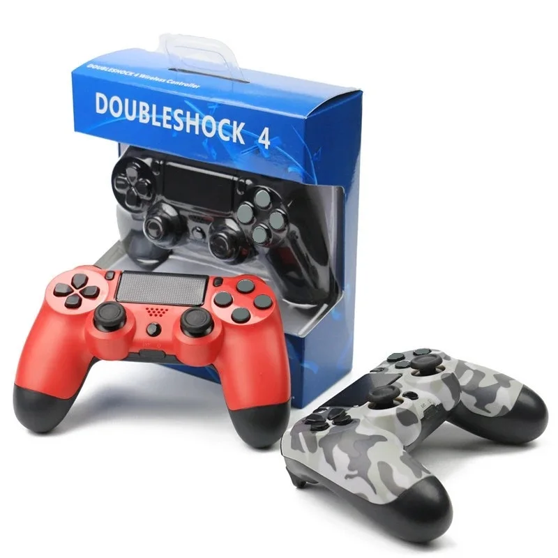 Wireless Bluetooth Gamepad Remote Controller for PS4 Game Controller Vibration Joystick Gamepads for PS 3 Console WIN 7 8 10 PC
Wireless Bluetooth Gamepad Remote Controller for PS4 Game Controller Vibration Joystick Gamepads for PS 3 Console WIN 7 8 10 PC