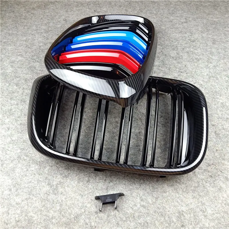 New Car-styling 1 Pair Glossy Black Car Mesh Grille For X3 X4 G01 G02 ABS Double Slat Front Bumper Kidney Grille Grill 2019-2020
New Car-styling 1 Pair Glossy Black Car Mesh Grille For X3 X4 G01 G02 ABS Double Slat Front Bumper Kidney Grille Grill 2019-2020