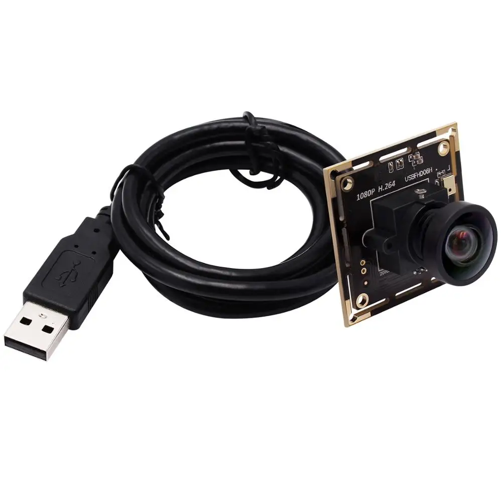 Веб-камера IMX322 с низким освещением 2 МП 1080P USB Цветной КМОП-датчик без искажений