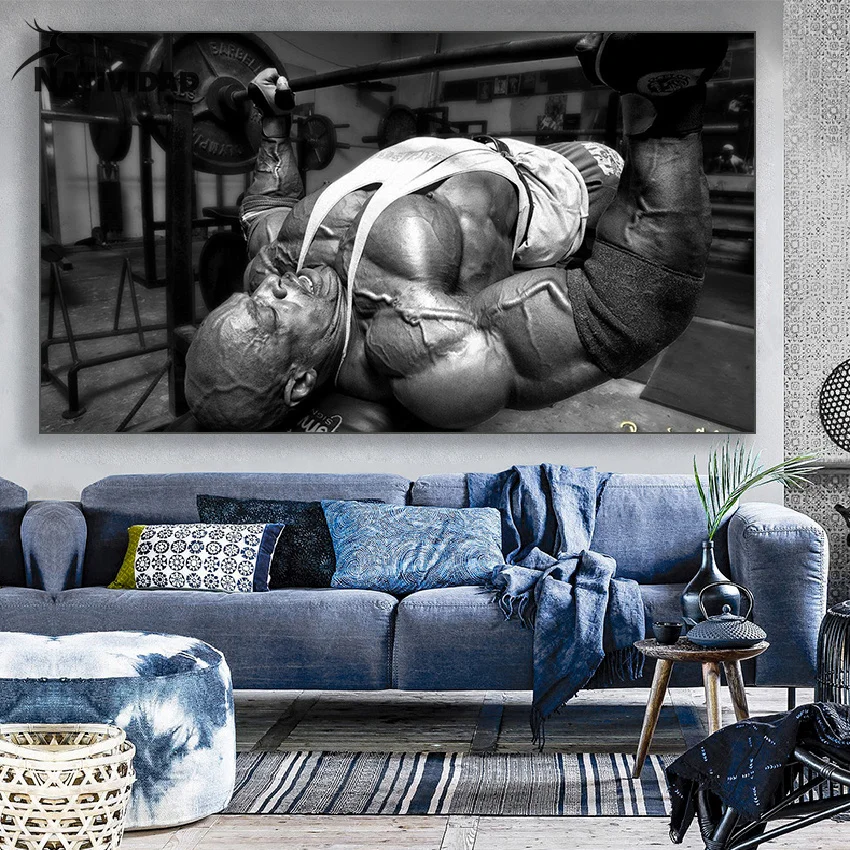 Canvas Painting of Modern Muscular Man Character Black and White Picture Print Exercise Gym Print Poster Home Wall Room Decor 
Canvas Painting of Modern Muscular Man Character Black and White Picture Print Exercise Gym Print Poster Home Wall Room Decor