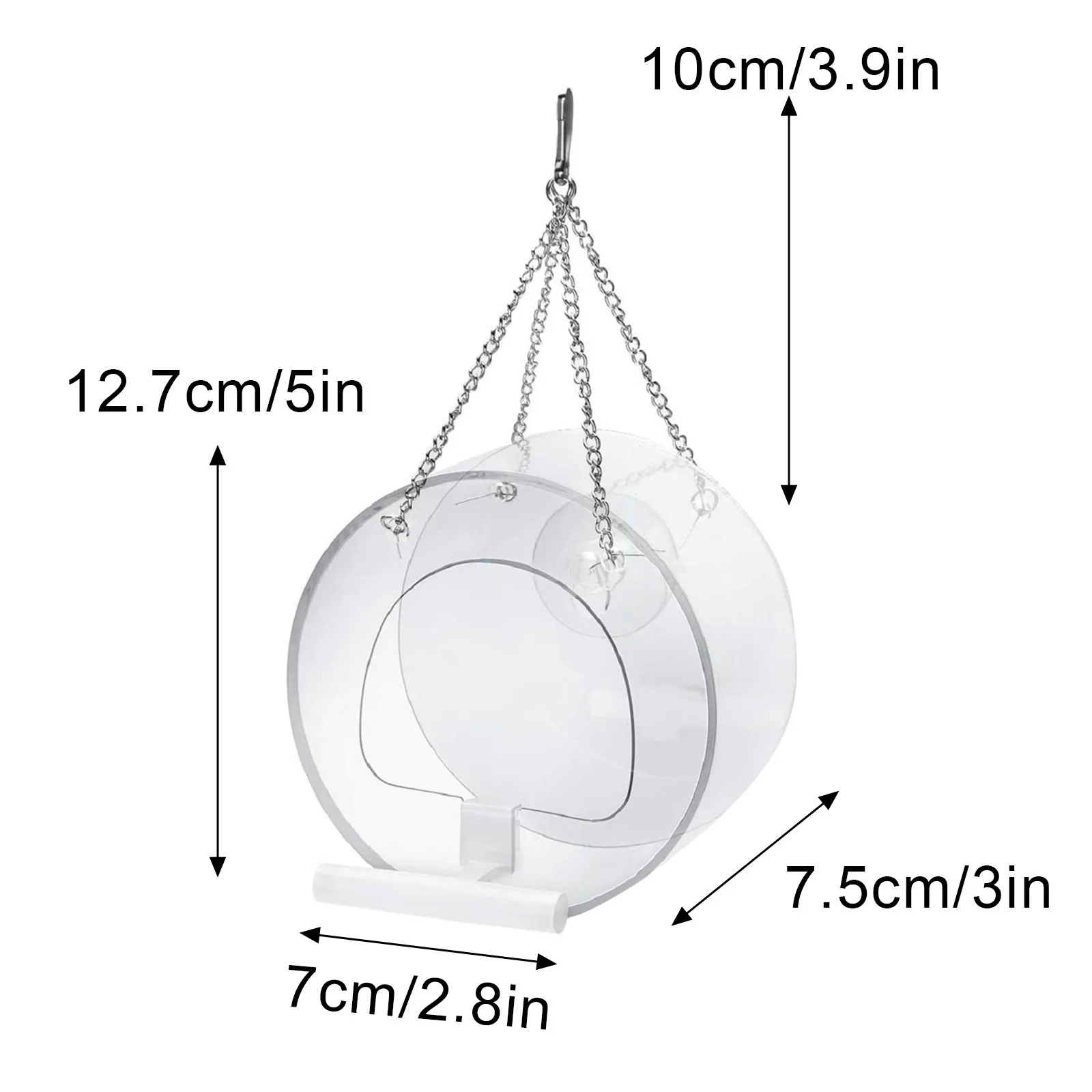 Vogelvoederhuisje buiten Exquisite round bird feeder yard hanging and bird feeder with suction cup yard hanging type and bird F4
Vogelvoederhuisje buiten Exquisite round bird feeder yard hanging and bird feeder with suction cup yard hanging type and bird F4
