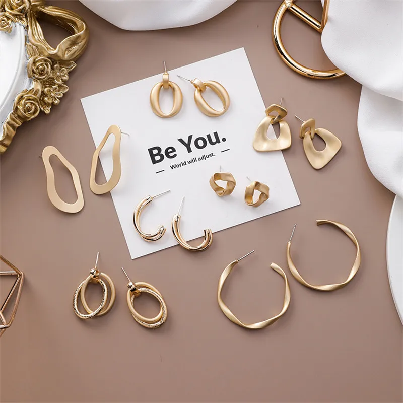Simple Circle Bump Geometric Irregular Dangle Earrings Pendientes Jewelry Matte Metal Round oval Women's Statement Jewelry
Simple Circle Bump Geometric Irregular Dangle Earrings Pendientes Jewelry Matte Metal Round oval Women's Statement Jewelry