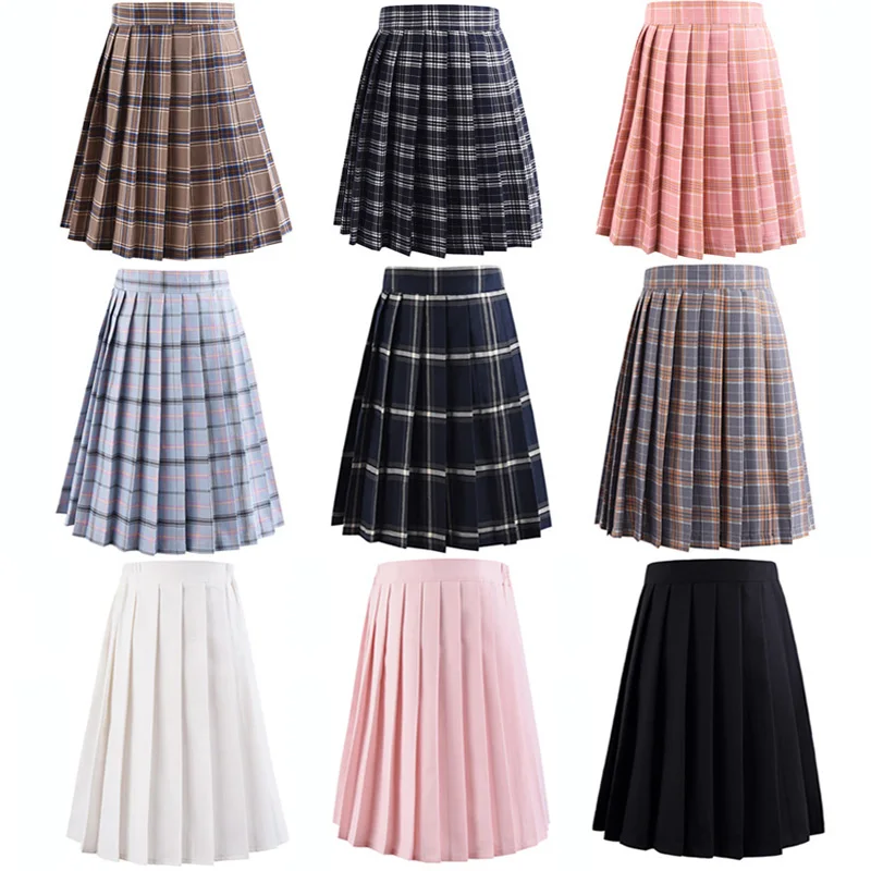 Harajuku Black Skirts Womens 2020 Summer High Waist Anime Skirts Kawaii School Uniform Short Mini White Pink Plaid Pleated Skirt
Harajuku Black Skirts Womens 2020 Summer High Waist Anime Skirts Kawaii School Uniform Short Mini White Pink Plaid Pleated Skirt