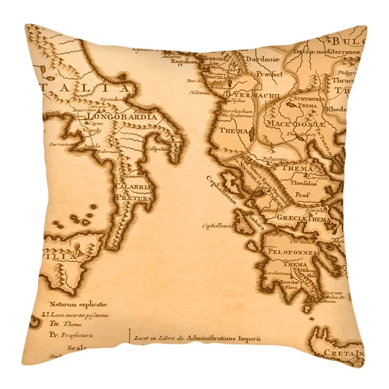 Fuwatacchi Earth Map Cushion Cover Retro Yellow Style World Map Pillow Case Home Decor Pillows Cover for Sofa Car Seat 45*45
Fuwatacchi Earth Map Cushion Cover Retro Yellow Style World Map Pillow Case Home Decor Pillows Cover for Sofa Car Seat 45*45