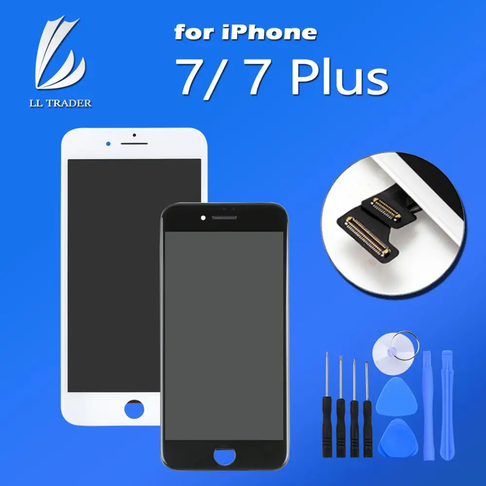 ЖК-дисплей качества AAA для iPhone 7, 7 Plus, экран Pantalla, ЖК-дисплей с сенсорным экраном, замена, черный/белый, полная сборка, дигитайзер
ЖК-дисплей качества AAA для iPhone 7, 7 Plus, экран Pantalla, ЖК-дисплей с сенсорным экраном, замена, черный/белый, полная сборка, дигитайзер
