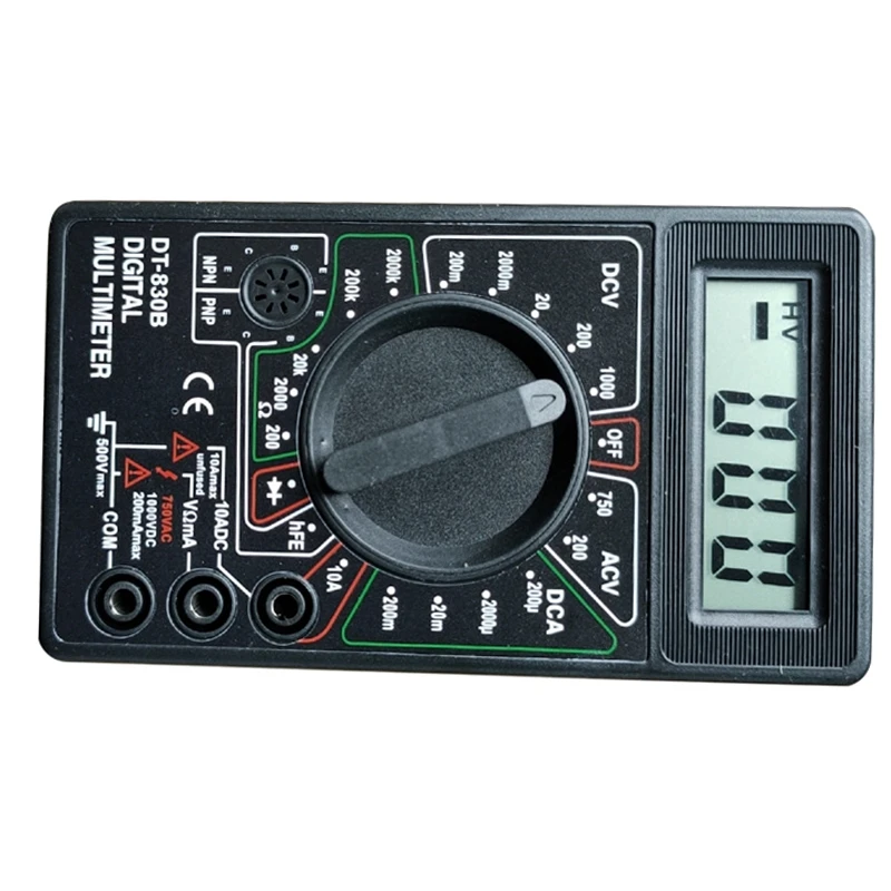Digital Multimeter DT-830B Digital Multimeter Electronic Measuring Instrument AC Voltage Detector
Digital Multimeter DT-830B Digital Multimeter Electronic Measuring Instrument AC Voltage Detector