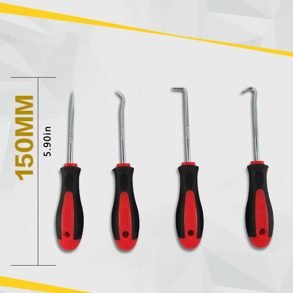 4Pcs Durable Plastic Steel Automobile Car Pick & Hook Tools Set O Ring Oil Seal Gasket Puller Remover Craft Hand Tool
4Pcs Durable Plastic Steel Automobile Car Pick & Hook Tools Set O Ring Oil Seal Gasket Puller Remover Craft Hand Tool