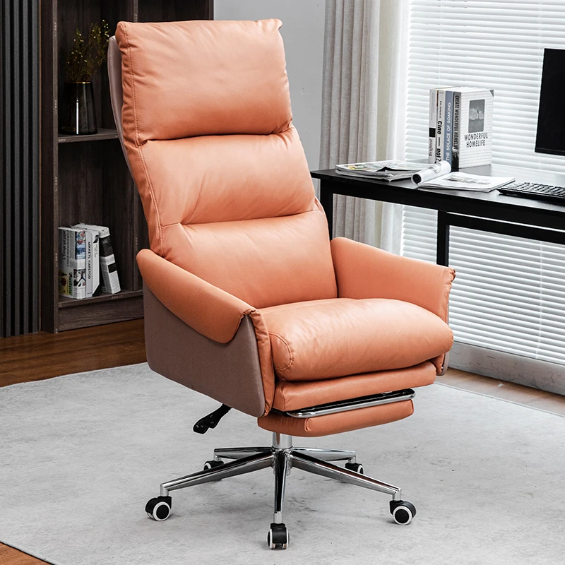 

Роскошное офисное кресло для руководителя, эргономичное игровое кресло Silla, вращающееся кресло с подъемным механизмом, кресло для компьюте...