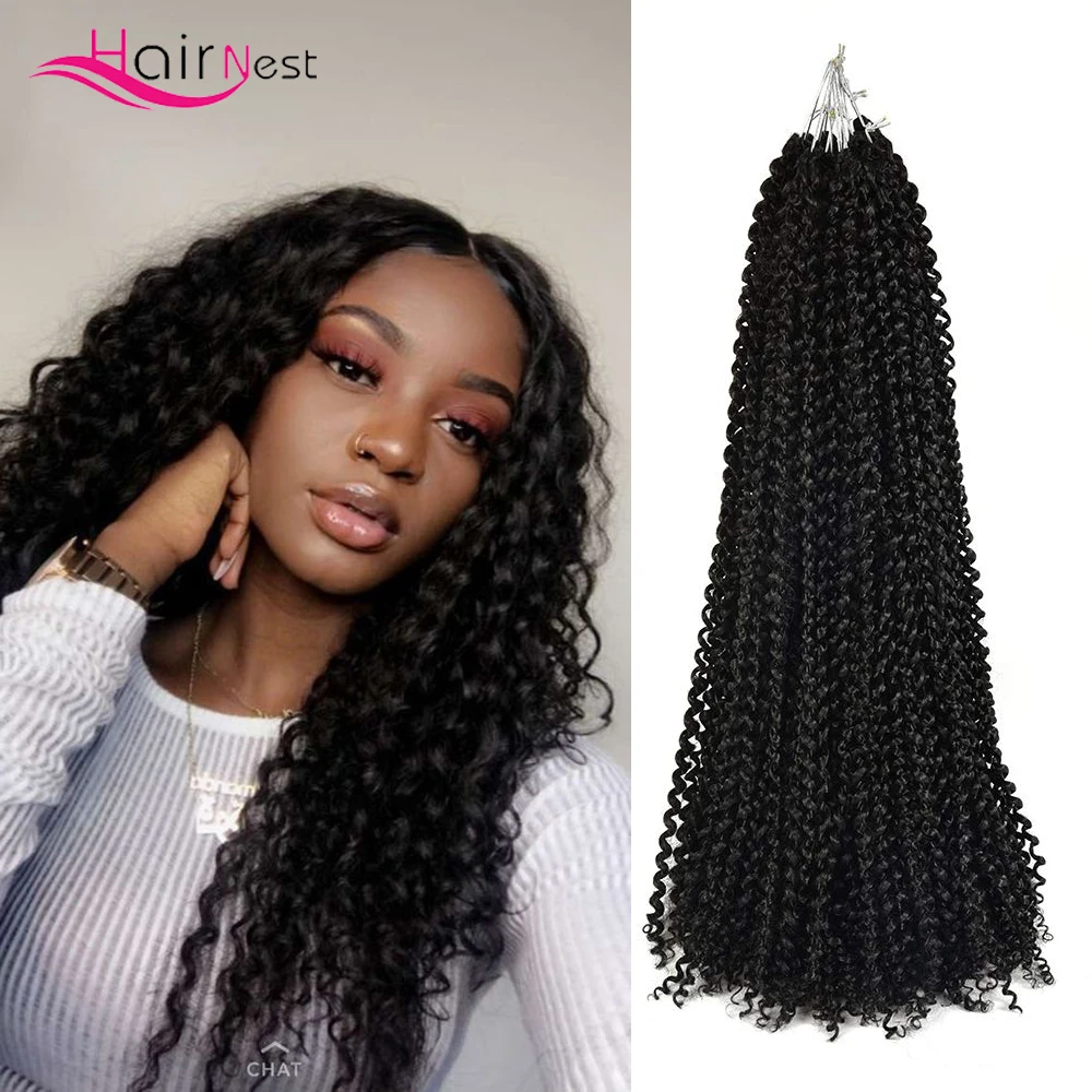 Hair Nest Passion Twist Hair 18 Inch Ombre Water Wave Crochet Braiding Hair for Butterfly Locs Crochet Hair Extensions
Hair Nest Passion Twist Hair 18 Inch Ombre Water Wave Crochet Braiding Hair for Butterfly Locs Crochet Hair Extensions