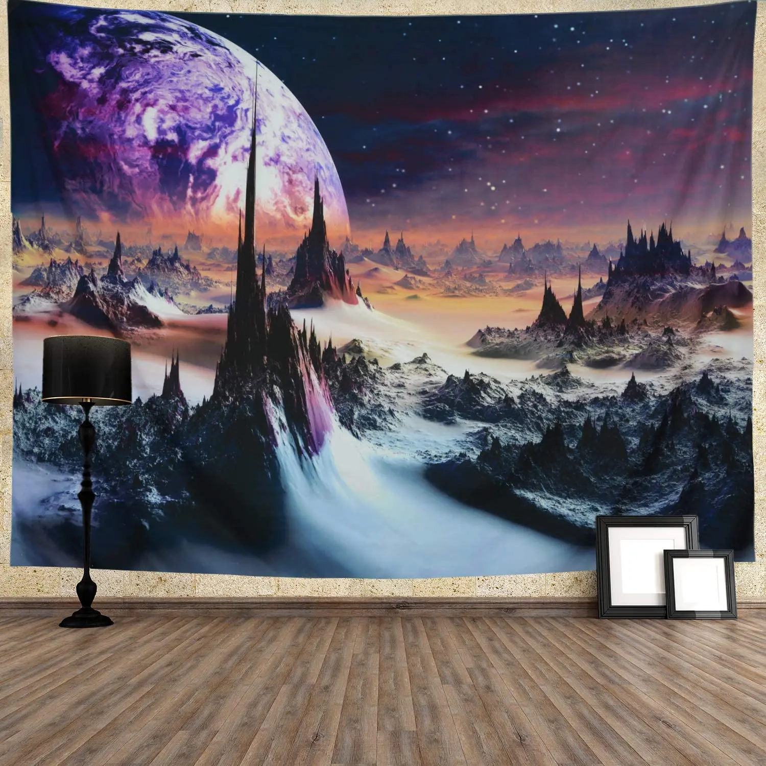 Planet Tapestry Mountains 3D Galaxy Stars Tapestries Space Landscape Wall Hanging Mystic Psychedelic Tapestries for Living Room
Planet Tapestry Mountains 3D Galaxy Stars Tapestries Space Landscape Wall Hanging Mystic Psychedelic Tapestries for Living Room