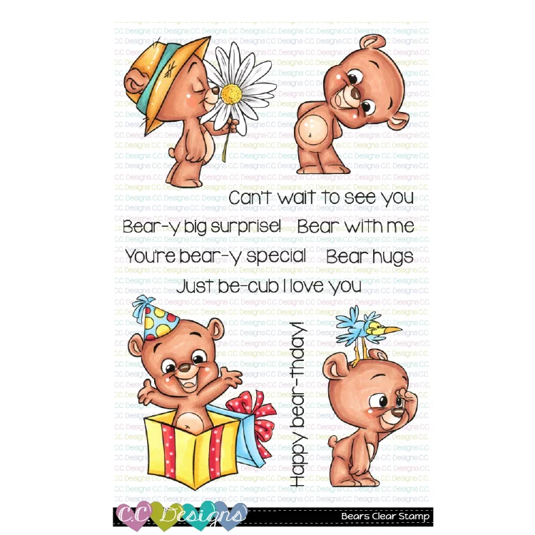 Bear Gift Clear Stamp for DIY Scrapbooking Stencil Decor Embossing Clear Stamp Greeting Paper Card Photo Album Handmade Template 
Bear Gift Clear Stamp for DIY Scrapbooking Stencil Decor Embossing Clear Stamp Greeting Paper Card Photo Album Handmade Template