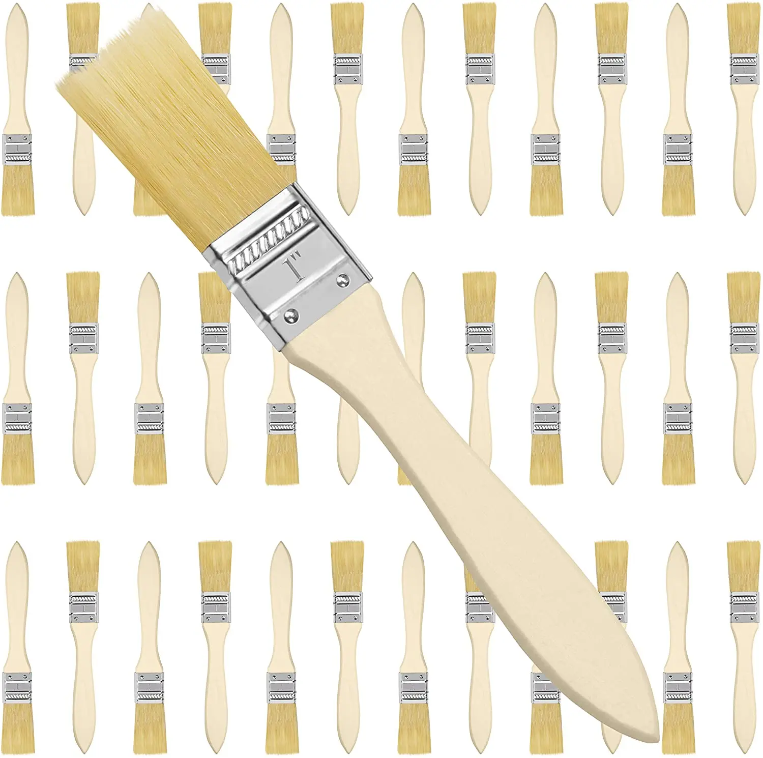 36 Pack of 1 Inch (24mm) Paint Brushes and Chip Paint Brushes for Paint Stains Varnishes Glues and Gesso
36 Pack of 1 Inch (24mm) Paint Brushes and Chip Paint Brushes for Paint Stains Varnishes Glues and Gesso
