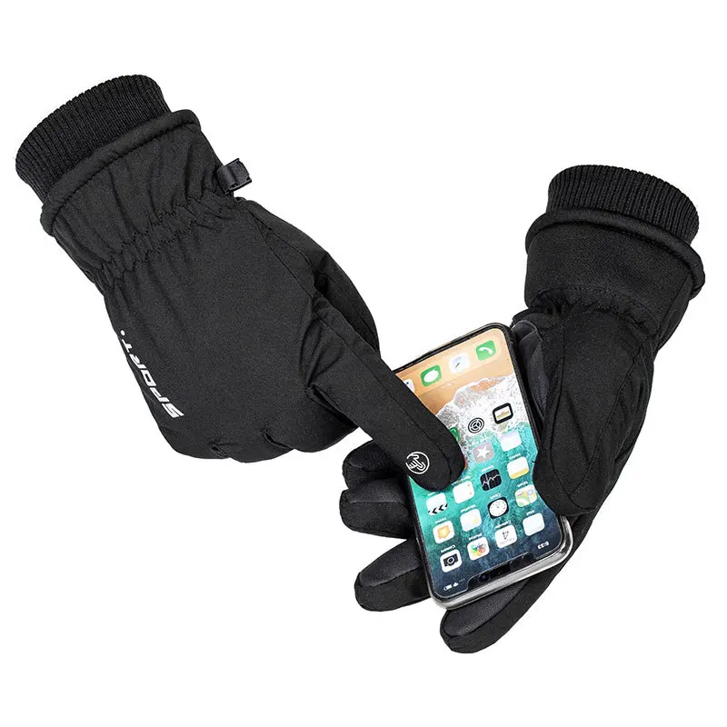 

Зимние мужские теплые водонепроницаемые перчатки для занятий спортом на открытом воздухе, для катания на лыжах, альпинизма, велоспорта, с б...